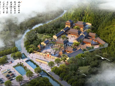 苏州资教寺总体建筑规划方案图