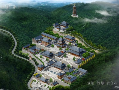 苏州龙王寺古建规划设计布局图